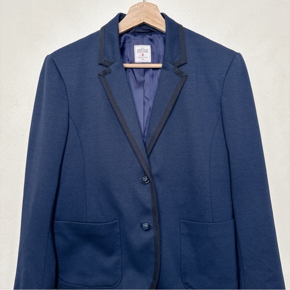 Gap Womens 8 The Academy Blazer Blue Dark Academia Button Blazer Jacket - Picture 4 of 16